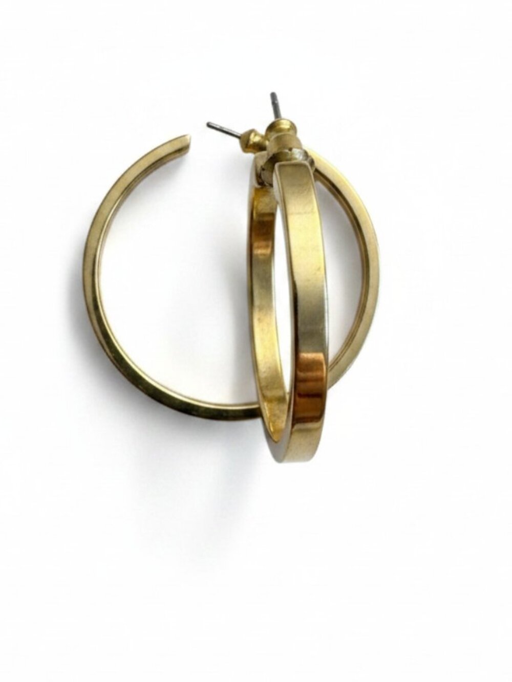 Guess Gold Tone Hoop Earrings